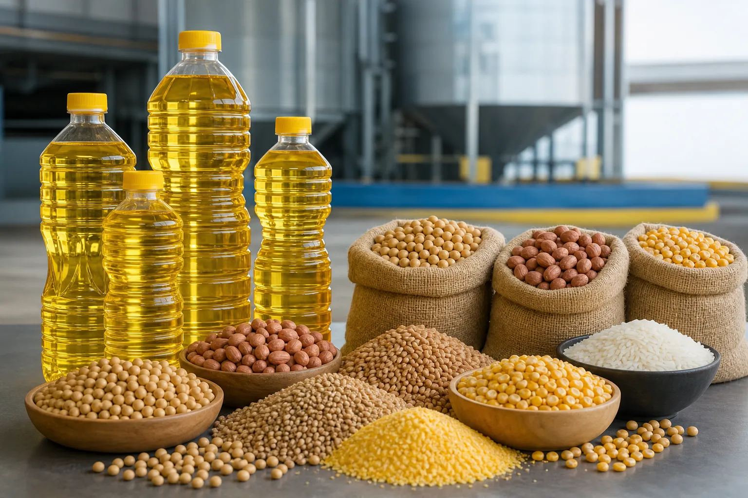 Siddhiverse Global Private Limited: close-up of Agro Commodity Sourcing and Edible Oil Trading & Bulk Supply